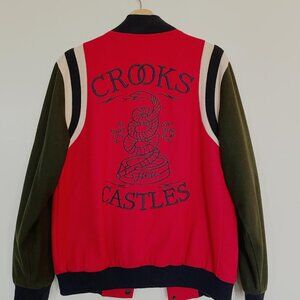 Crooks & Castles Wool Varsity Jacket